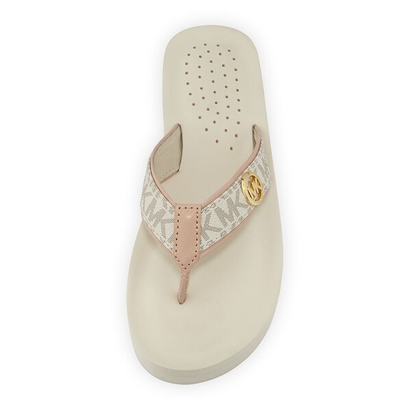 michael kors gage flip flops