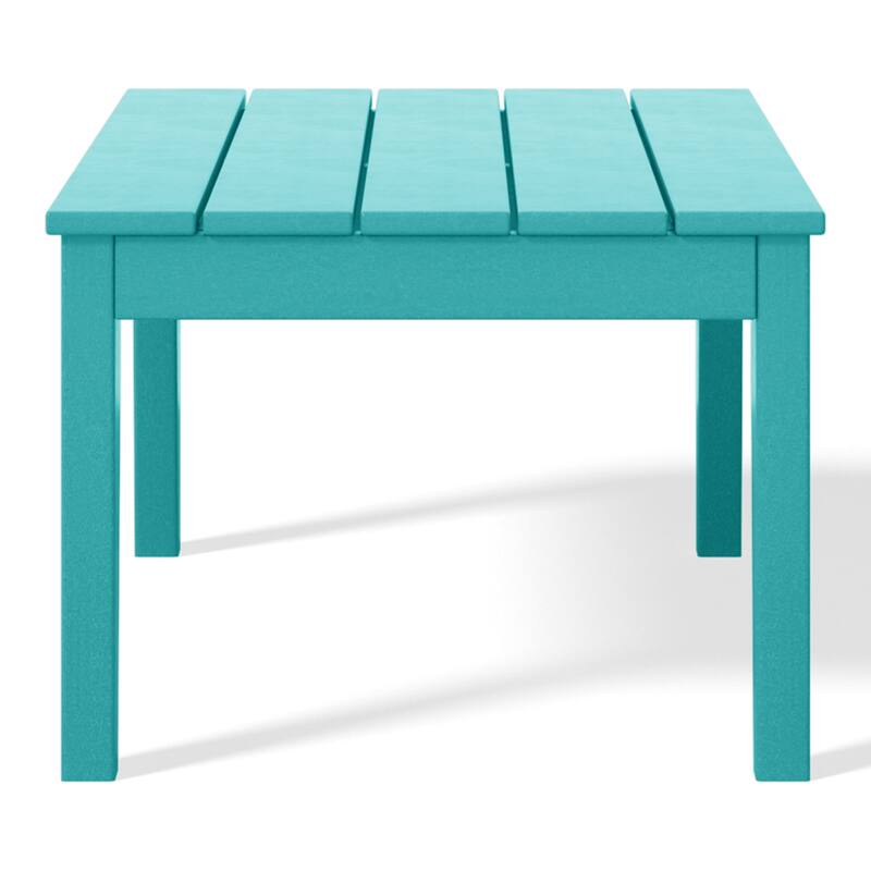 Laguna Poly 3-Piece Bench With Coffee Table