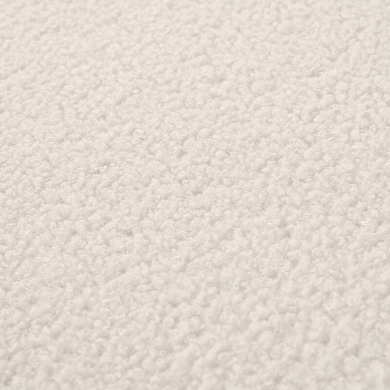 50" Textured Boucle Ottoman Bench - Rectangular Design