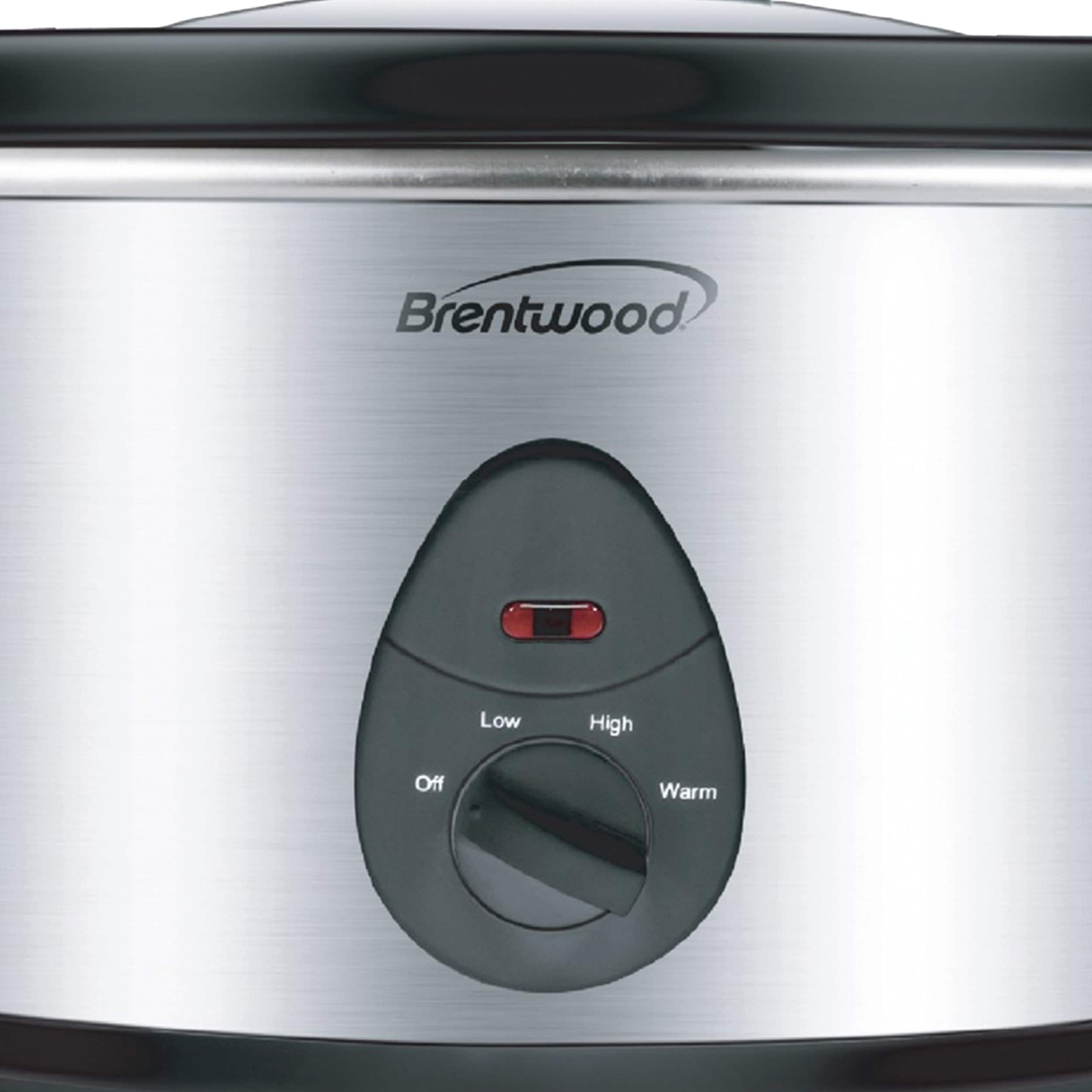 New Electric 120w Stainless Steel 1.5 Litre Slow Cooker Glass Lid 3 Heat Settings 
