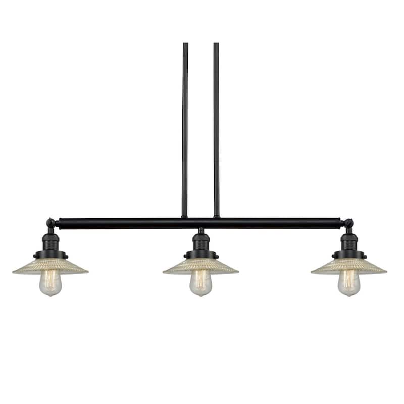 Innovations Lighting Halophane 3 Light 41" Wide Linear Chandelier
