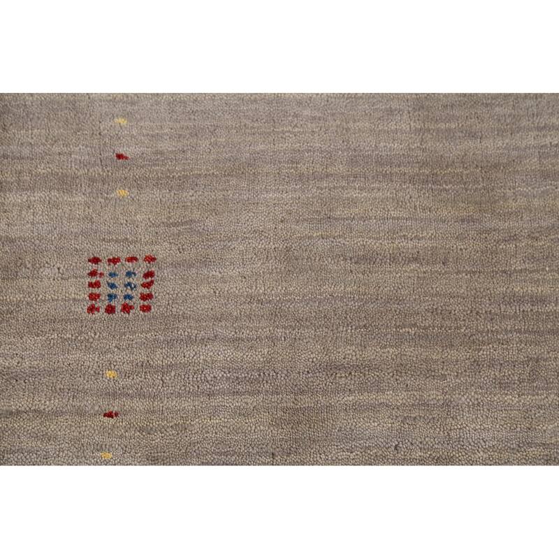 Gabbeh Indian Accent Rug Handmade Contemporary Wool Carpet - 2'7"x 4'9"