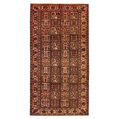 ECARPETGALLERY Hand-knotted Kayseri Vintage Red Wool Rug - 5'1 x 9'9