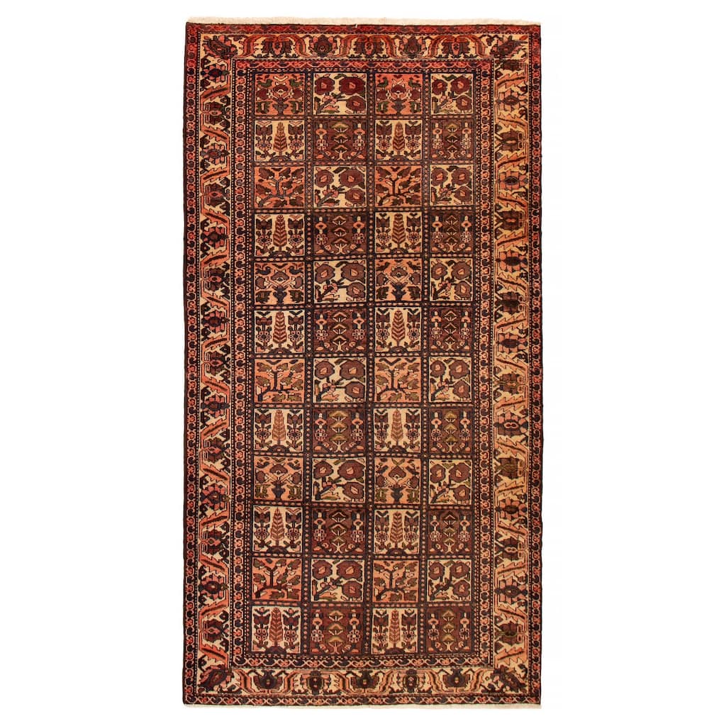 ECARPETGALLERY Hand-knotted Kayseri Vintage Red Wool Rug - 5'1 x 9'9
