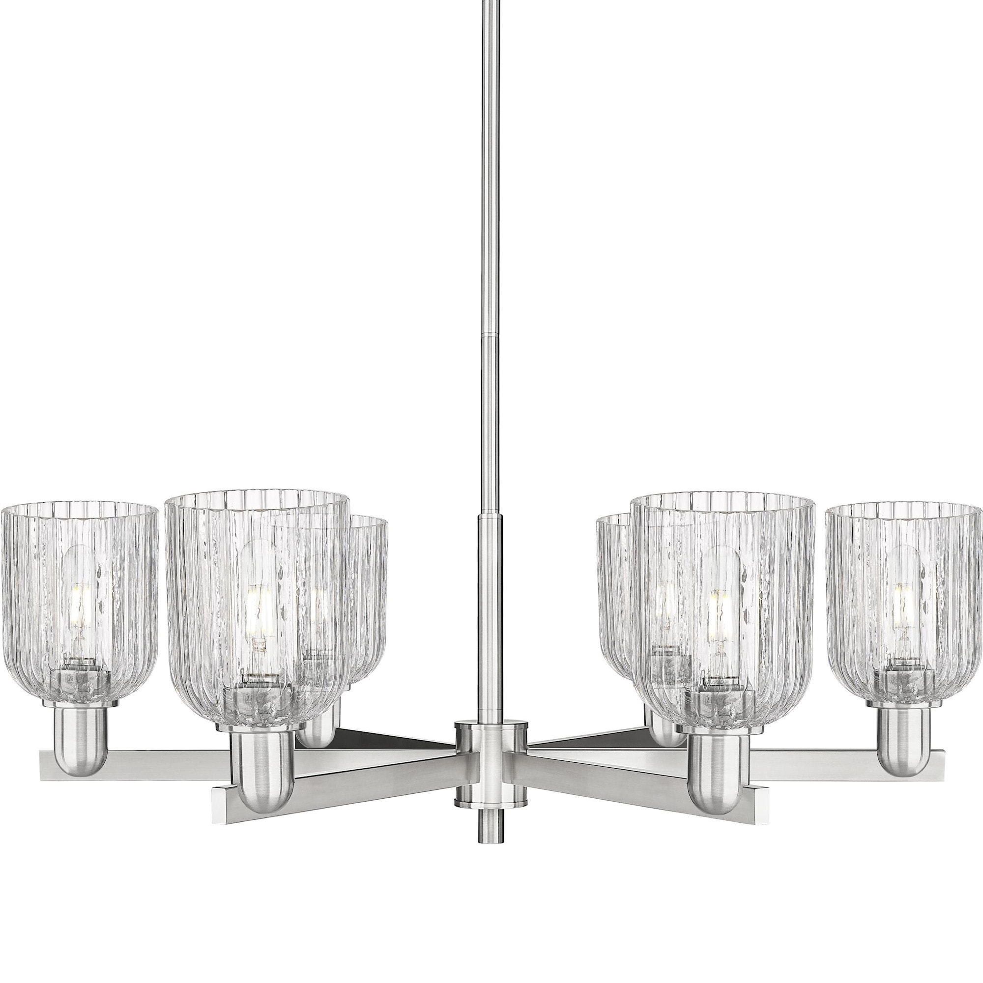 Innovations Lighting 716-6CR-11-35 Bridal Veil Chandelier Bridal Veil