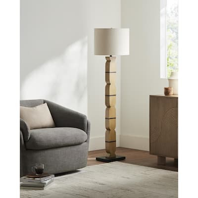 Livabliss Ayapel Traditional Accent Floor Lamp - 61"H x 16"W x 16"D