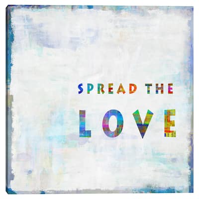 Spread the Love Color by Jamie MacDowell Canvas Art Print
