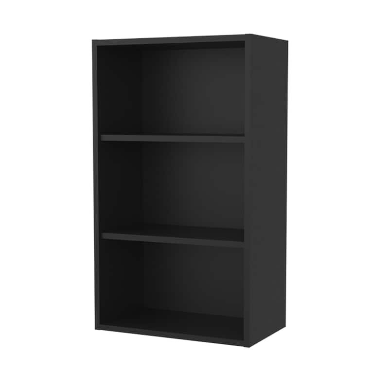 Guadalupe Wall Cabinet in Melamine with Open Storage