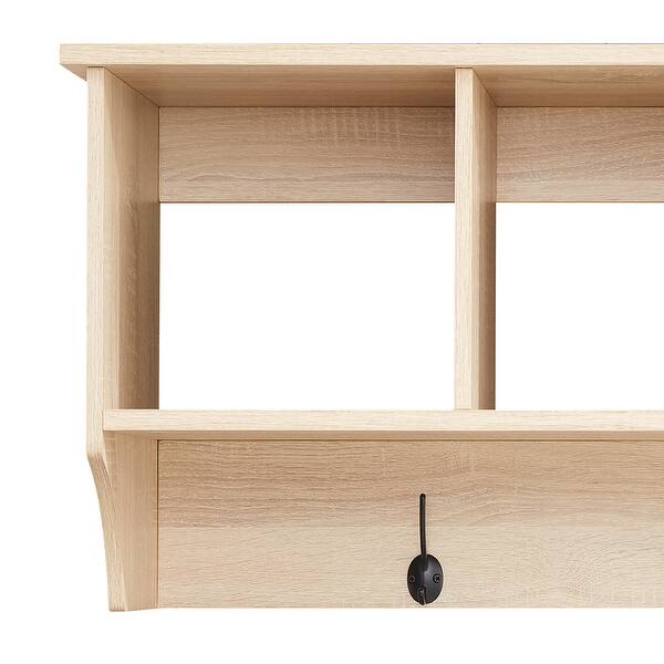 Acroma Farmhouse Rustic Wood Entryway Hook Shelf - 44 inches - Bed Bath & Beyond - 38192254 Acroma Farmhouse Rustic Wood Entryway... 