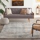 preview thumbnail 1 of 15, Desert Skies Vintage Floral Beige Blue Area Rug 3'9" x 5'9" - Beige/Blue - Rectangle