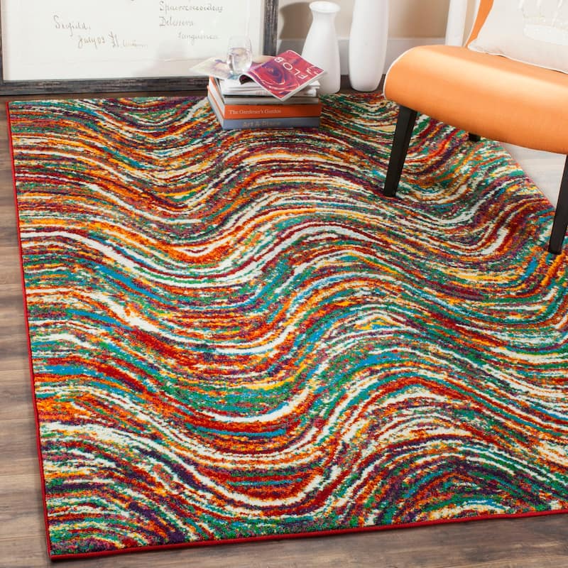 SAFAVIEH Aruba Vezira Boho Abstract Rug - 6'7" x 9' - Multi