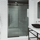 preview thumbnail 12 of 57, VIGO Elan E-class Shower Door with Clear Glass 3L x 72W x 76H - Matte Black