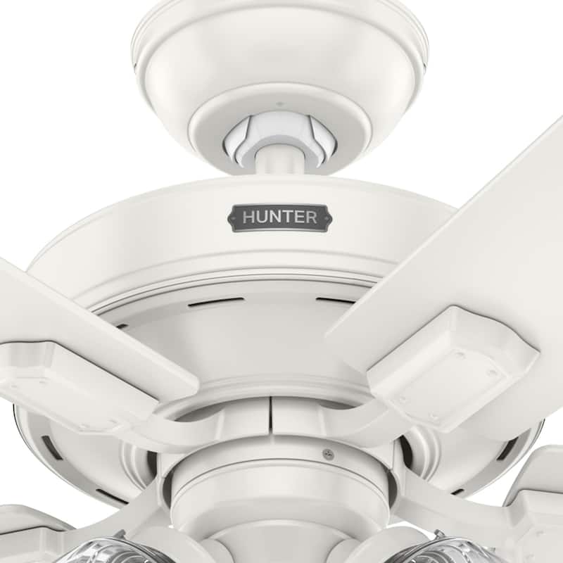 Hunter 52" Crestfield Ceiling Fan with LED Light Kit and Handheld Remote - Casual, Farmhouse, Transitional, Rustic