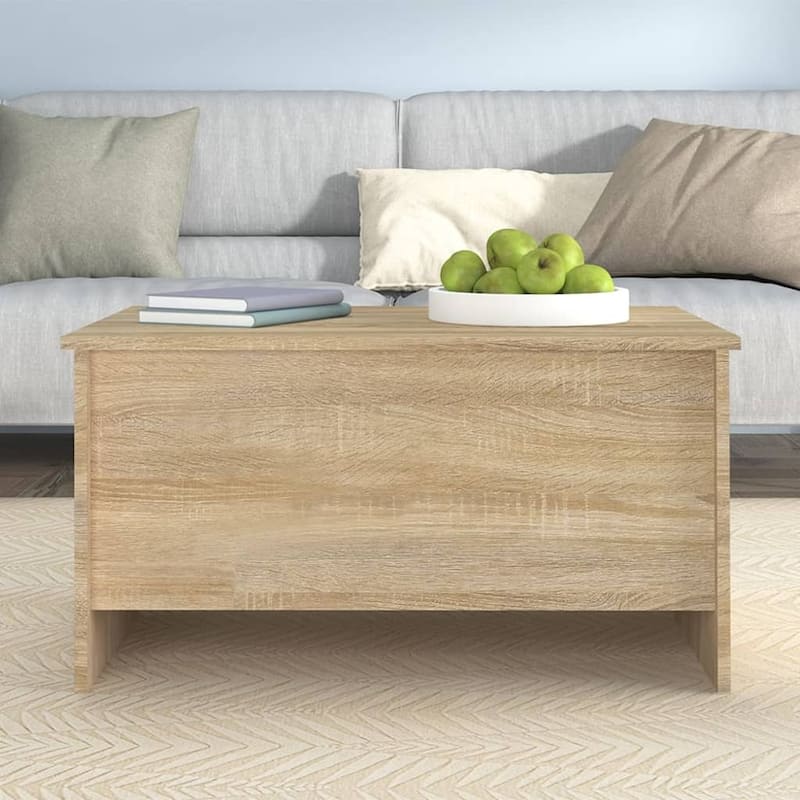 vidaXL Coffee Table Lift Top End Table Accent Side Sofa Table Engineered Wood - 31.5" x 21.9" x 16.3"