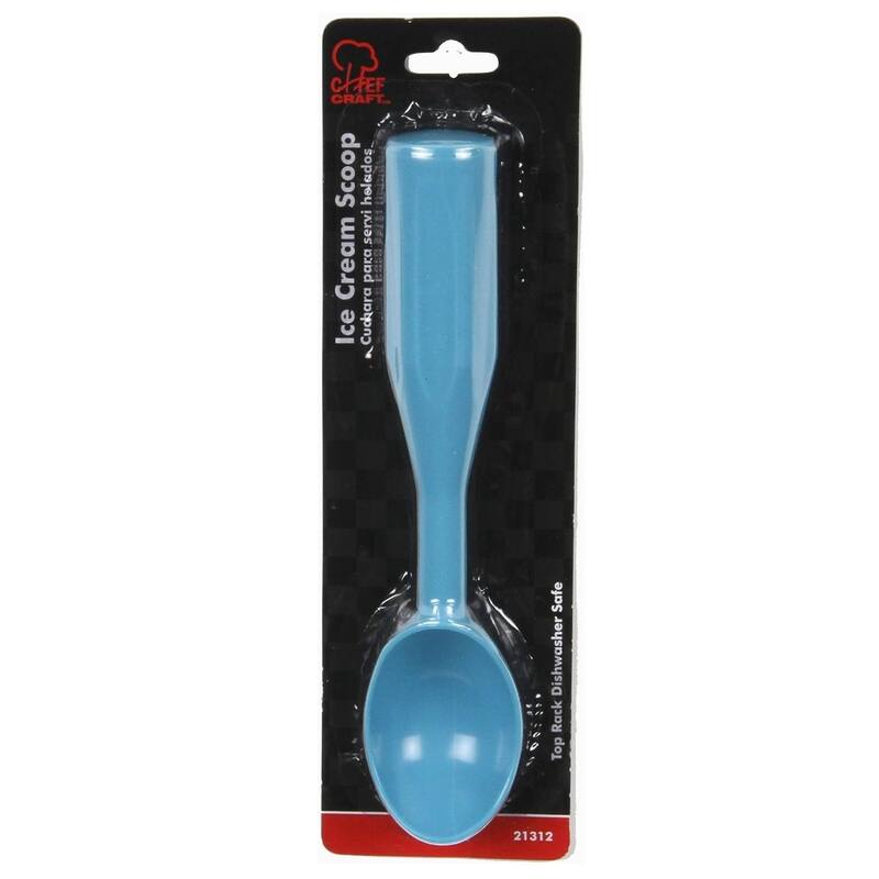 Chef Craft 7.5" Plastic Ice Cream Scoop - 4 Color Options