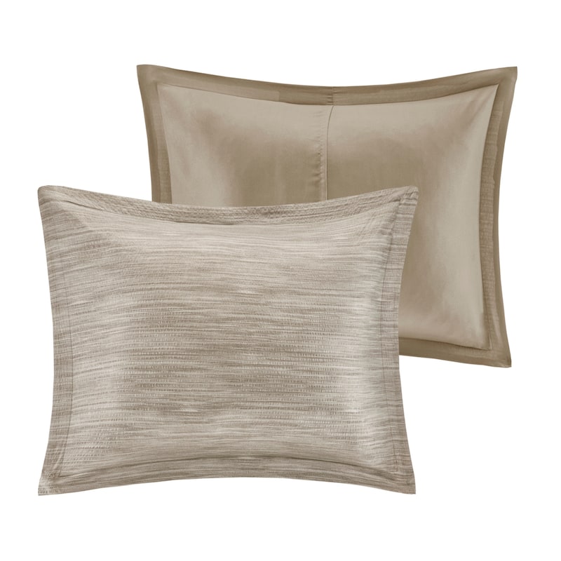Madison Park Clayton 7 Piece Printed Seersucker Comforter Set