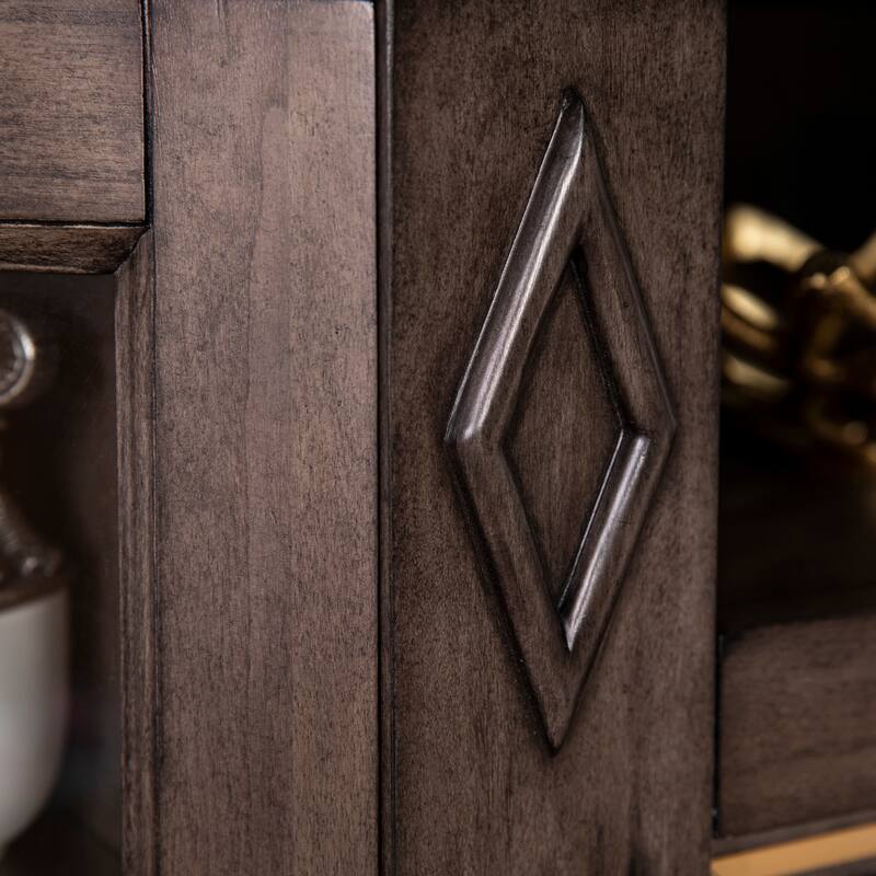 SEI Furniture Austindale Fireplace - 47"W x 15"D x 32"H