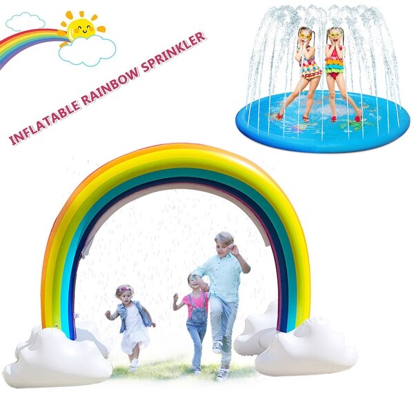 rainbow sprinkler for kids