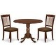 preview thumbnail 16 of 23, Classic Round Mahogany Dining Set