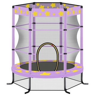 Trampoline with Safety Enclosure Net Outdoor Indoor Trampoline