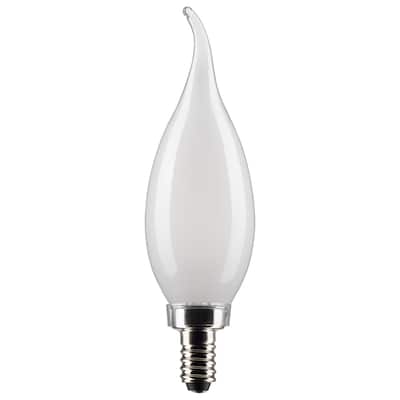 5.5 Watt CA10 LED - Frost - Candelabra base - 90 CRI - 4000K - 120 Volt