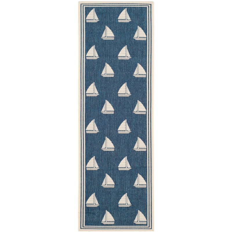 SAFAVIEH Courtyard Liljanka Indoor/ Outdoor Waterproof Patio Backyard Rug