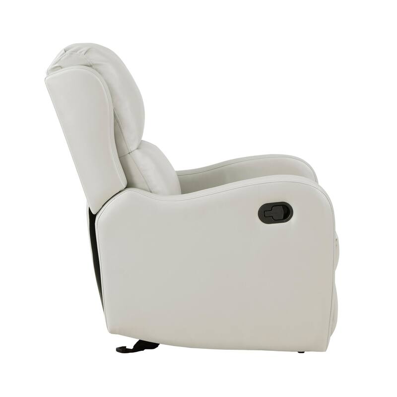 Faux Leather Manual Recliner for Living Room