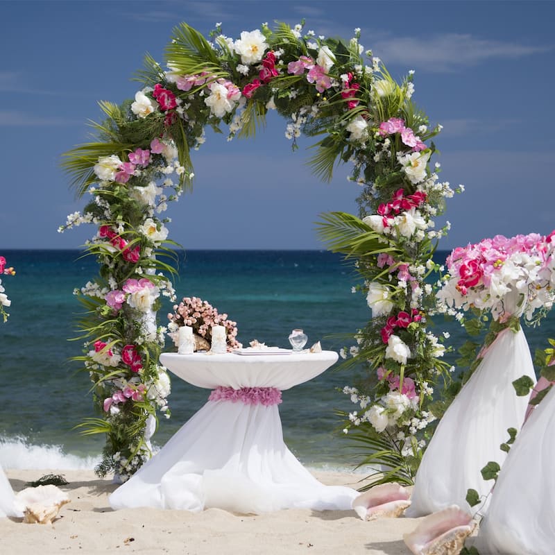 Metal Garden Arch Wedding Ceremony Party Archway Arbor Stand