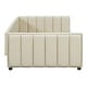 preview thumbnail 29 of 34, Platform Bed & Daybed Sectional Upholstered Bed Mother & Child Bed Grounded Bed Stripe Upholstered Bed- Queen & Twin XL Size