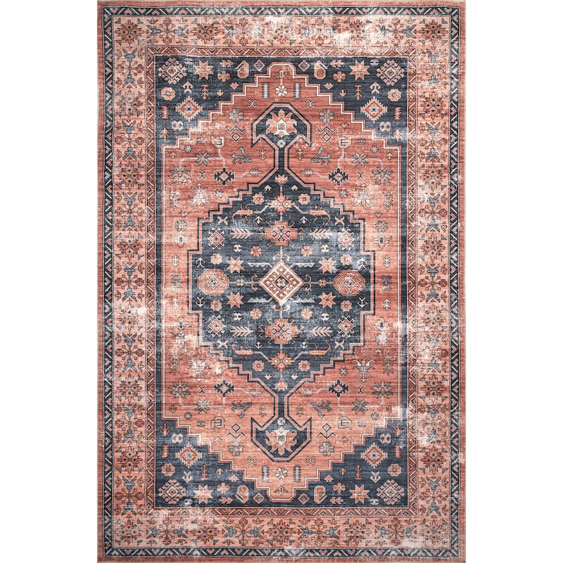 Nuloom Astra SplashGuard Traditional Machine Washable Area Rug