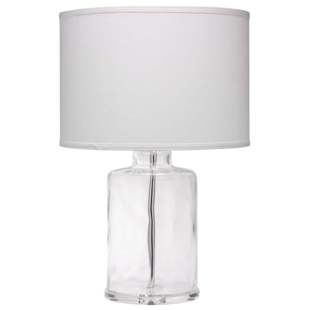 Jamie Young Napa Glass Table Lamp with Linen Shade