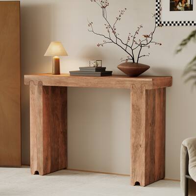 45inch Entryway Table, Minimalist Design Console Table, Narrow Entryway Table, Large Sofa Table Behind Couch