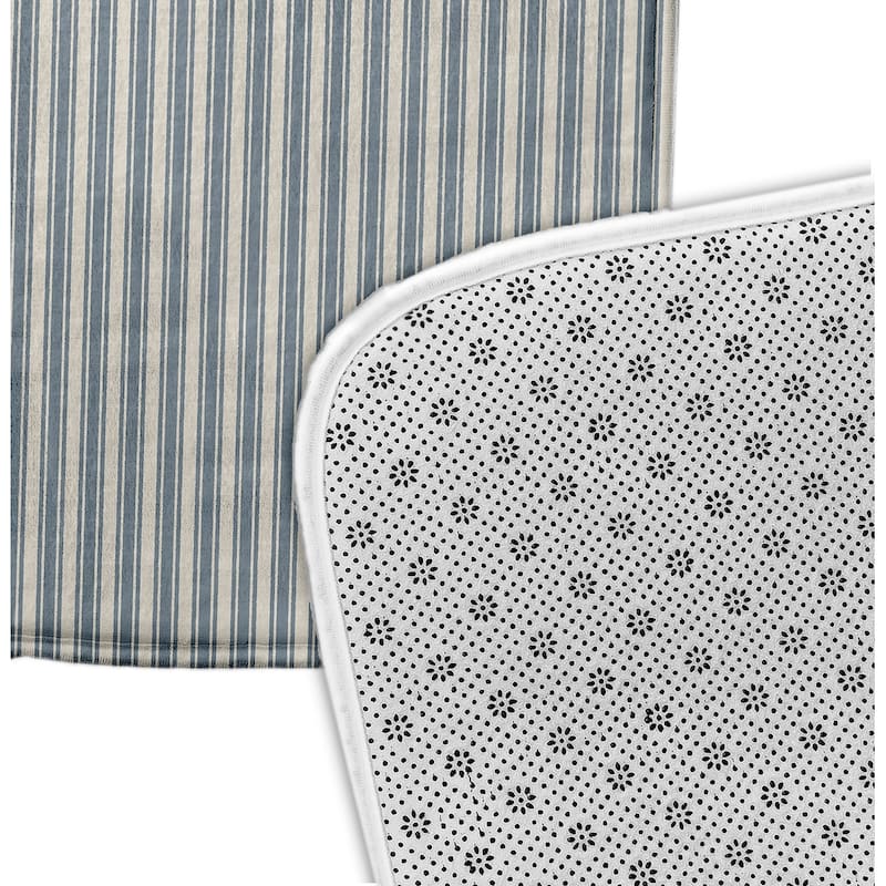 Ticking Stripe Bath Mat