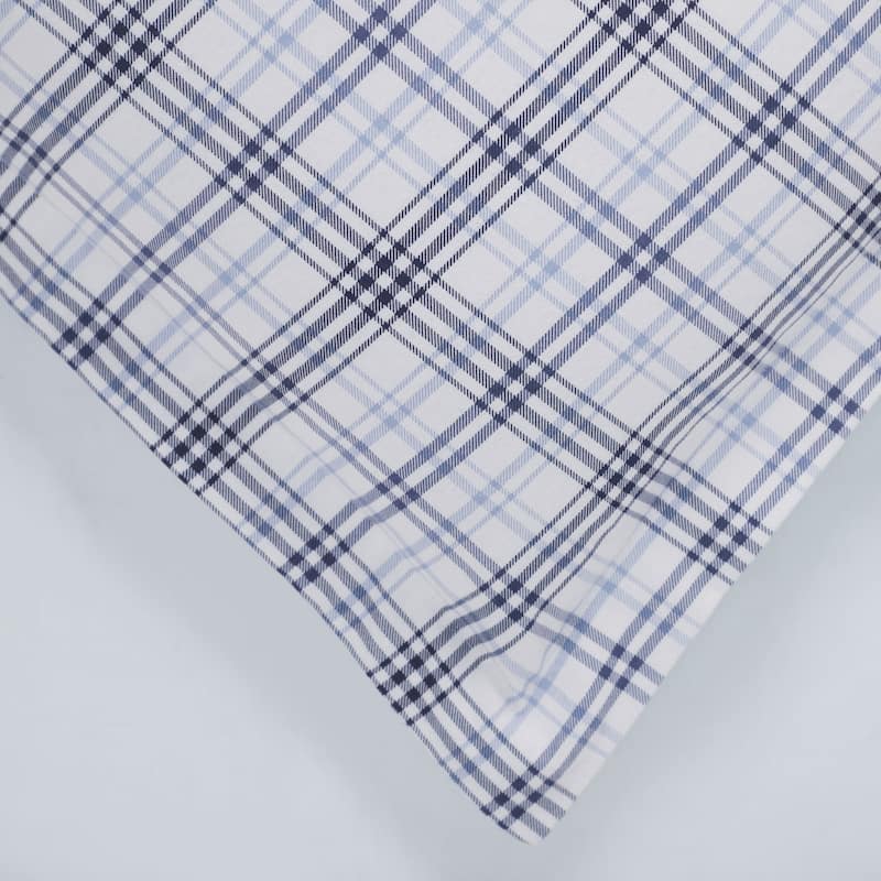 Superior Plaid Flannel Cotton Classic Rustic Farmhouse Duvet Cover Set