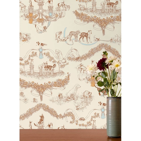 orange and grey wallpaper uk