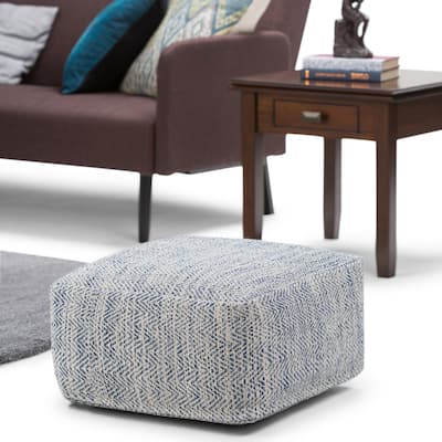 WYNDENHALL Terri Boho Square Pouf