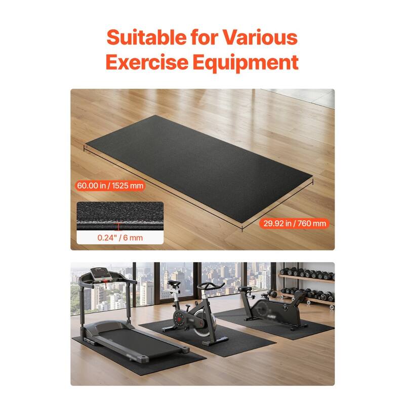 Treadmill Mat for Carpet Floo Exercise Equipment Mat