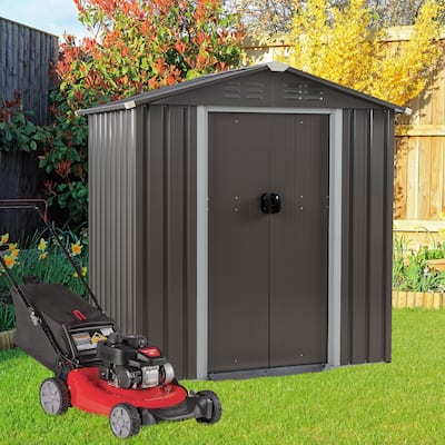 Futzca Outdoor Storage Shed with Lockable Door - N/A