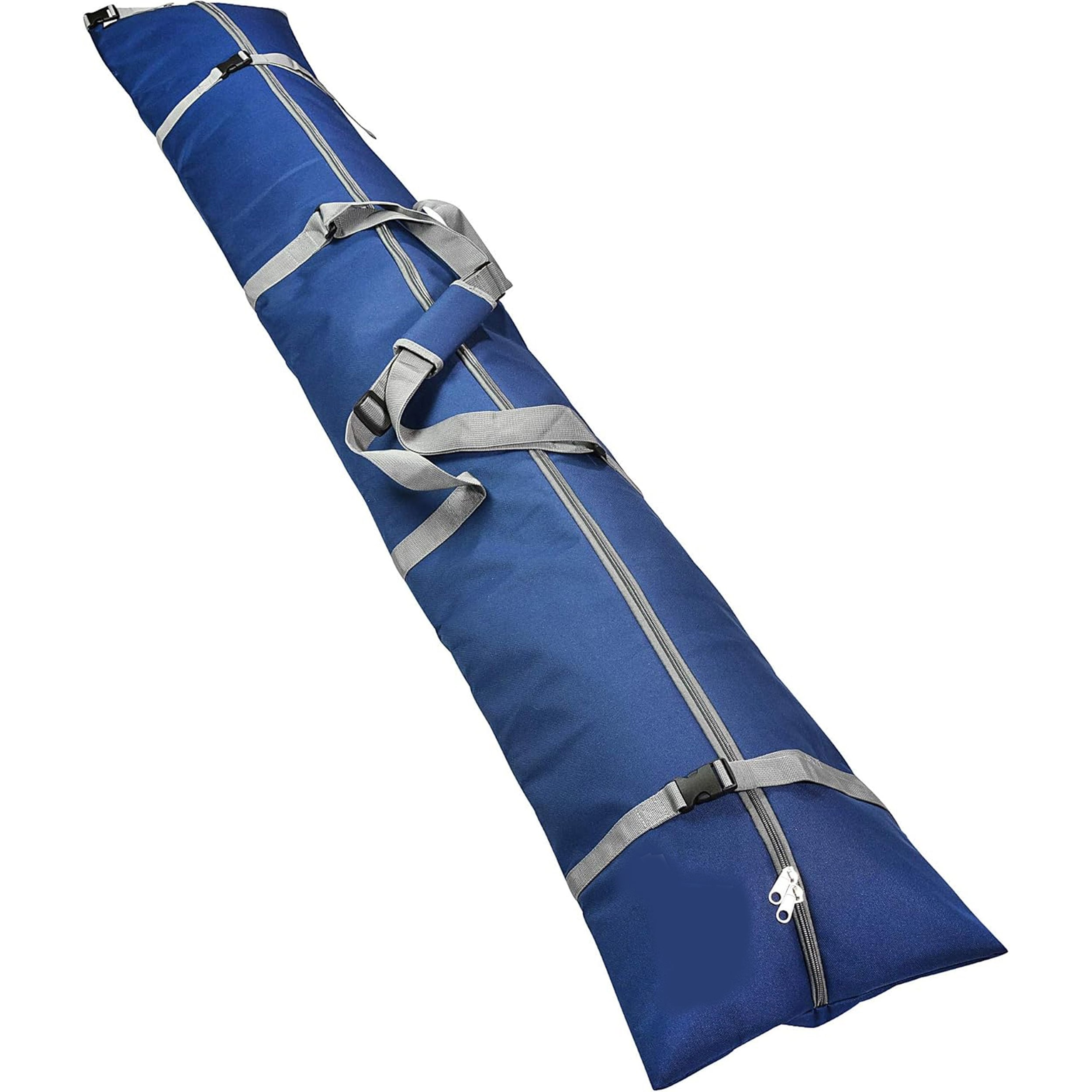 Adjustable Ski Bag with Padded Protection - Travel Ski Storage Bag