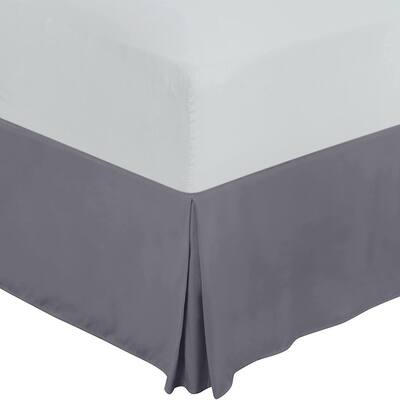 Queen 16" Drop Dust Ruffle Pleated Bed Skirt