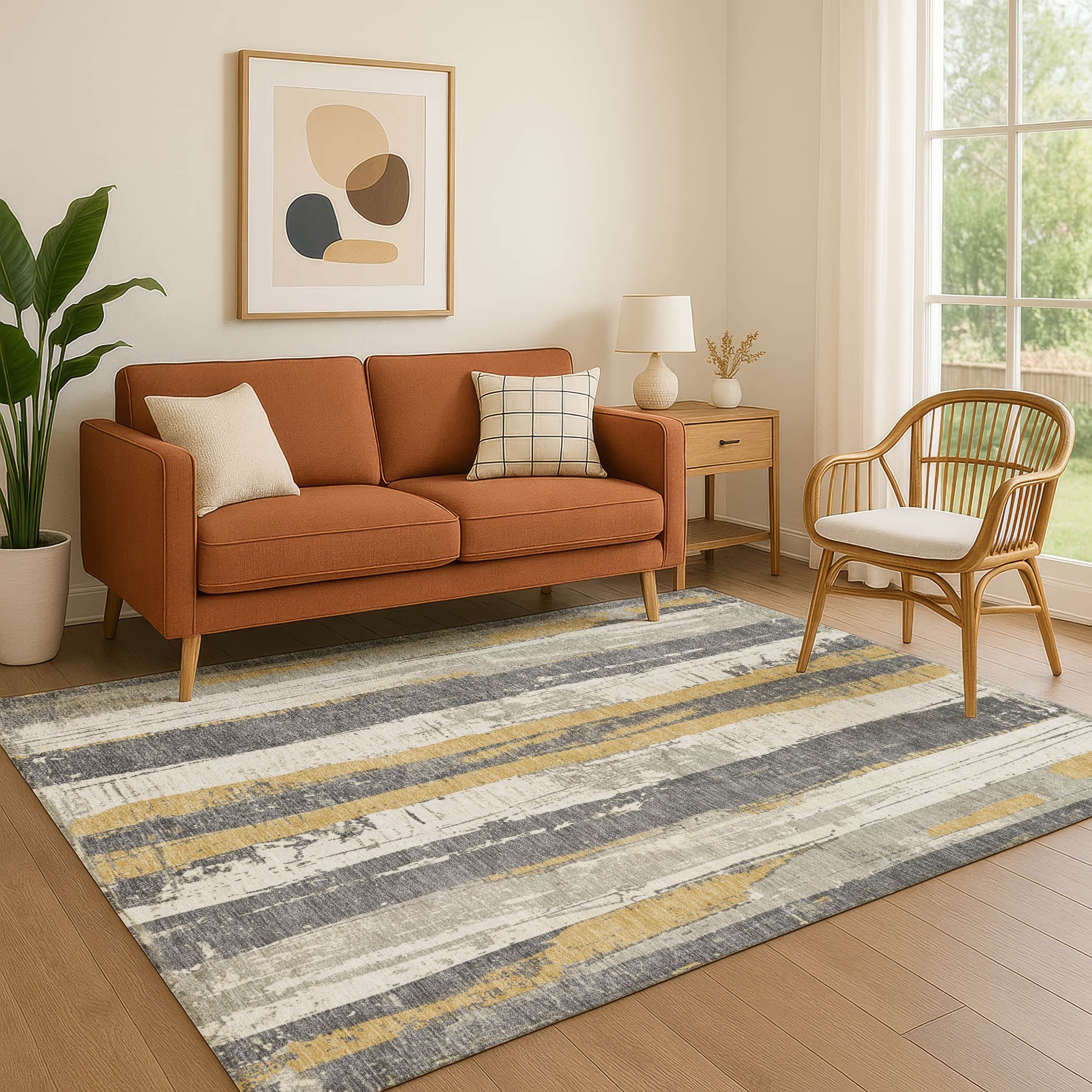 Premium Washable Super Soft Casual Contemporary Mayfield Rug