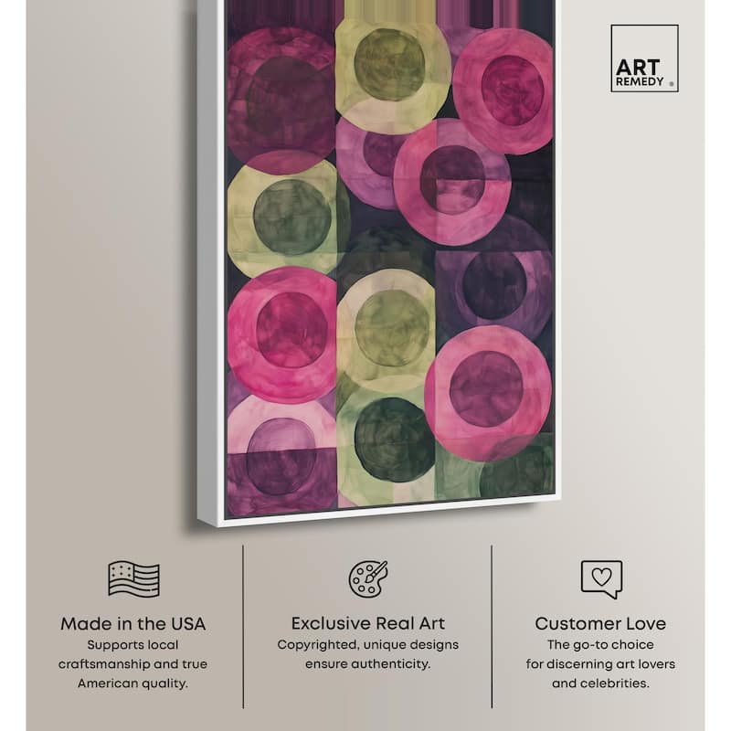 Orbital Pattern Canvas by Art Remedy