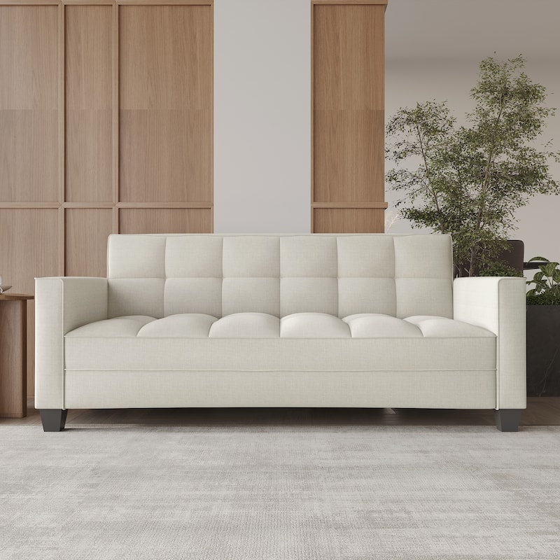 CraftPorch Chic Modern Linen Upholstered Sofa