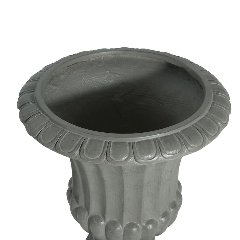 Christopher Knight Home - Valcour Handcrafted Resin Urn Planter with Classic Indoor Outdoor Versatility