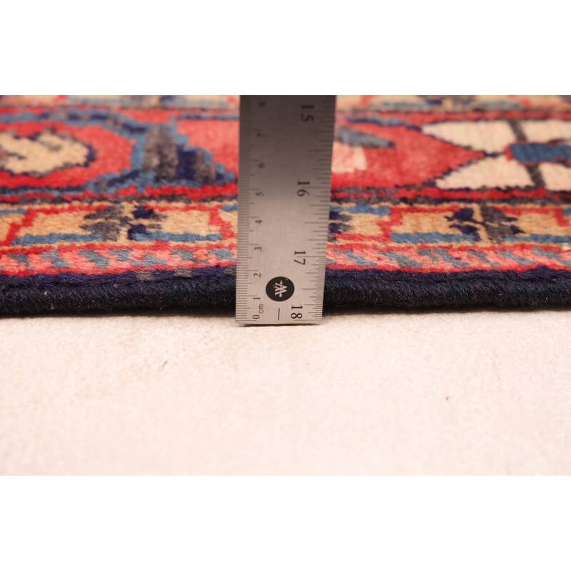 ECARPETGALLERY Hand-knotted Andelz Navy Wool Rug - 4'2 x 6'10