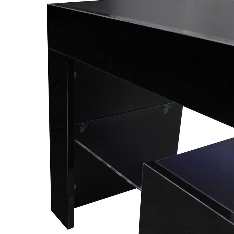 Entertainment TV Stand, Large TV Stand TV Base Stand with LED Light TV Cabinet