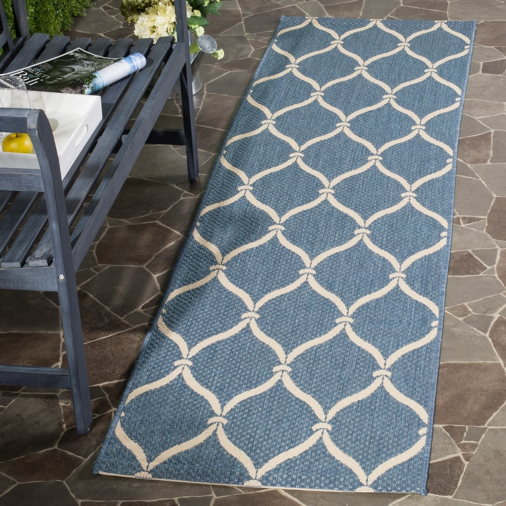 SAFAVIEH Courtyard Liya Indoor/ Outdoor Waterproof Patio Backyard Rug