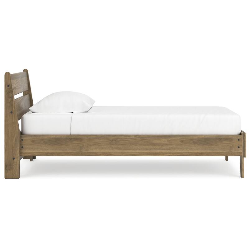 Signature Design by Ashley Deanlow Brown Platform Panel Bed