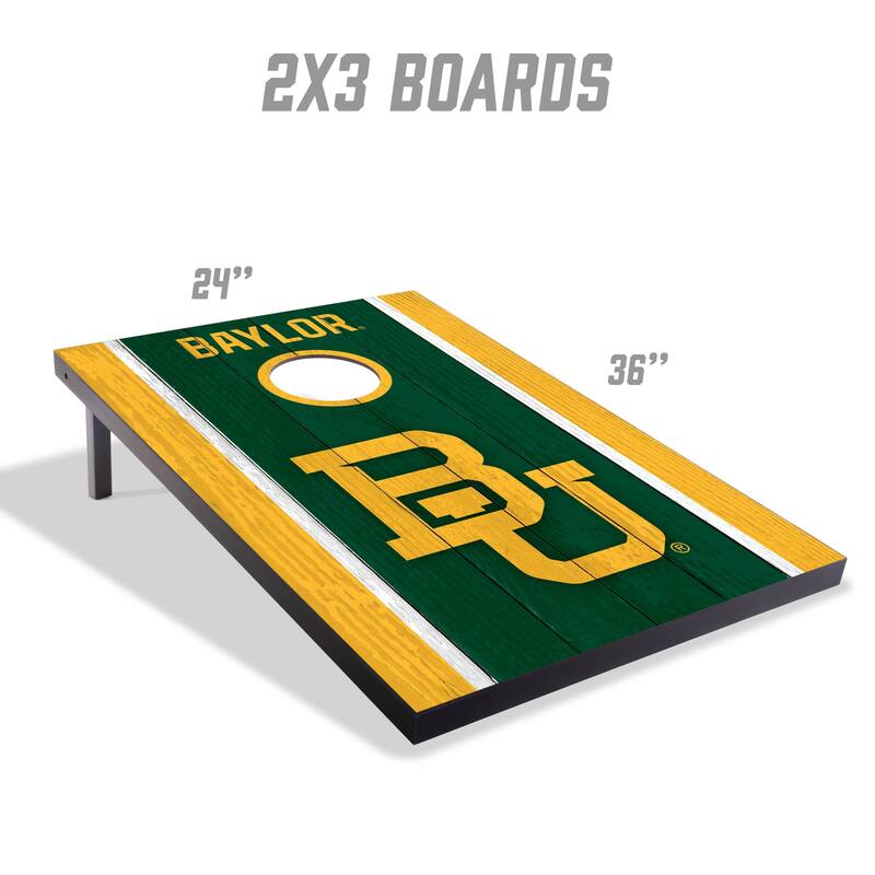 Baylor Bears NCAA Compact 2x3 Tailgate Cornhole Board Set