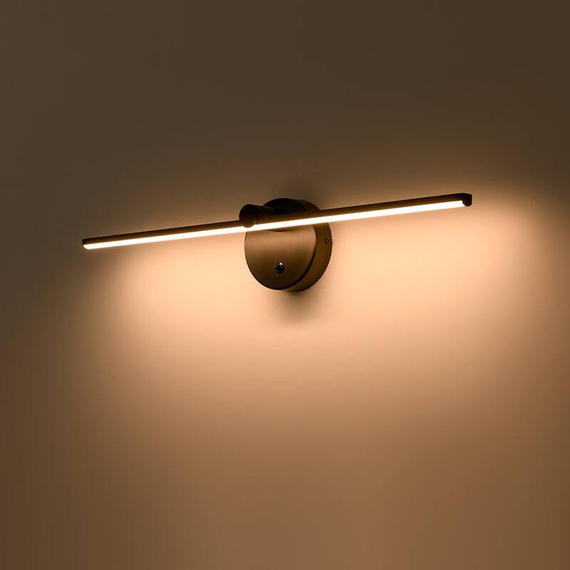 Modern Minimalist Adjustable Linear Dimmable LED Wall Vanity Light